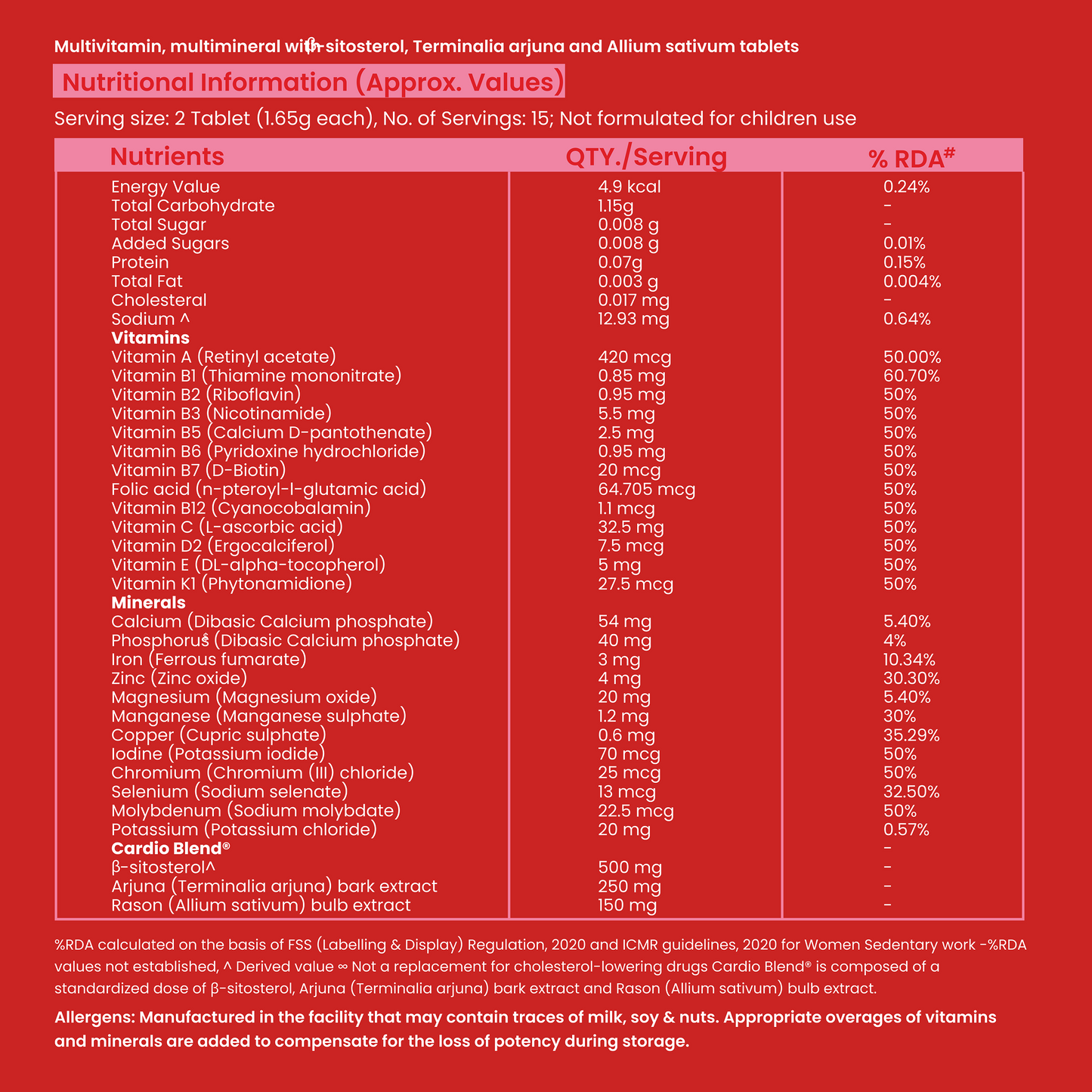 Heart Multivitamin